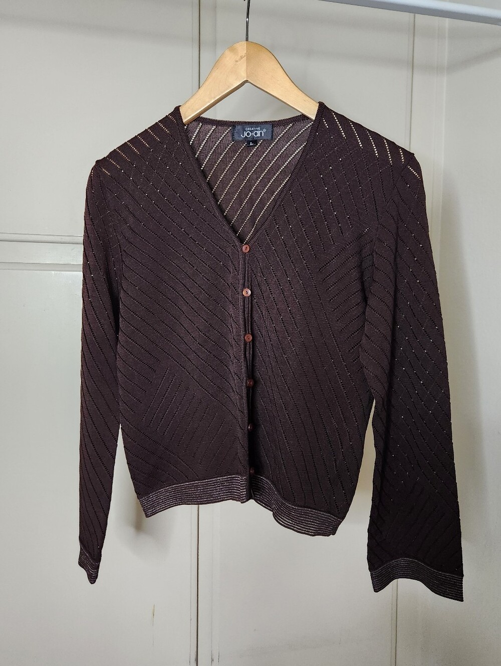 Joan brown knitted cardigan